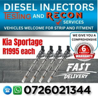 Kia Sporage diesel injectors for sale