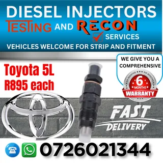 Toyota 5L diesel injectors for sale