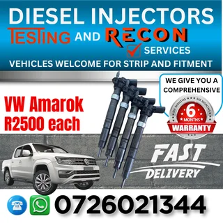 VW Amarok diesel injectors for sale