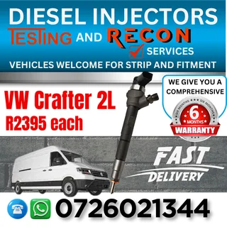 VW Crafter diesel injectors for sale