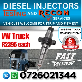 VW Truck diesel injectors for sale