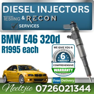 BMW E46 320d diesel injectors for sale