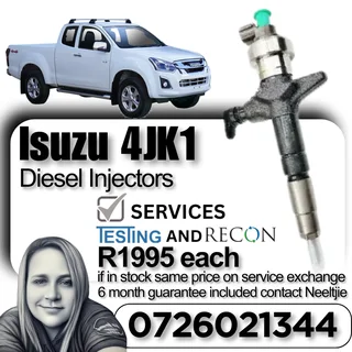 Isuzu 4JK1 diesel injectors for sale