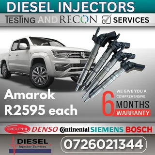 VW Amarok diesel injectors for sale