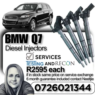 BMW Q7 diesel injectors for sale