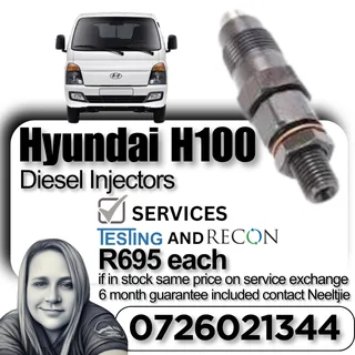Hyundai H100 diesel injectors for sale