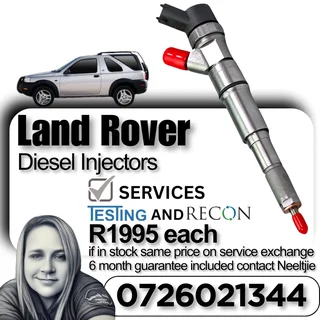Land Rover diesel injectors for sale