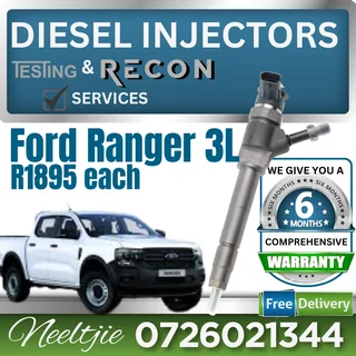 Ford Ranger 3L diesel injectors for sale