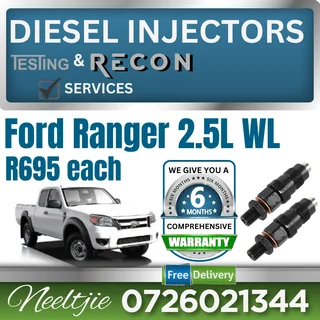 Ford Ranger 2.5L WL diesel injectors for sale