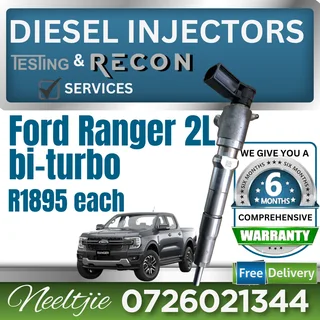 Ford Ranger 2L bi-turbo diesel injectors for sale