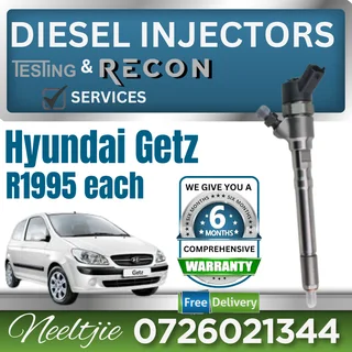 Hyundai Getz diesel injectors for sale