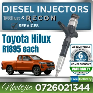 Toyota Hilux diesel injectors for sale