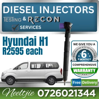 Hyundai H1 diesel injectors for sale