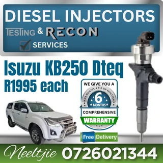 Isuzu KB250 diesel injectors for sale