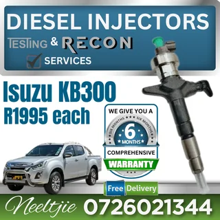 Isuzu KB300 diesel injectors for sale