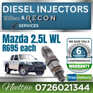 Mazda 2.5L WL diesel injectors for sale