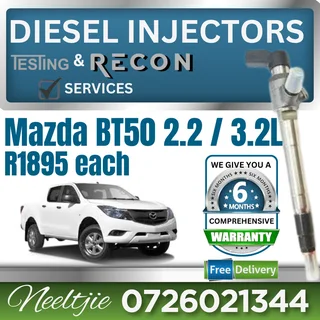 Mazda BT50 2.2 / 3.2L diesel injectors for sale