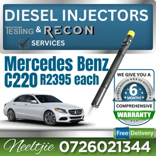 Mercedes Benz C220 diesel injectors for sale