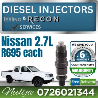 Nissan 2.7L diesel injectors for sale