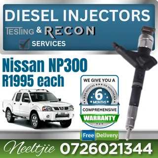 Nissan NP300 diesel injectors for sale