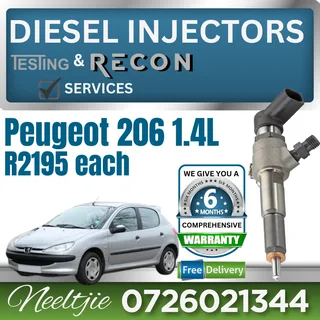 Peugeot 206 1.4L diesel injectors for sale