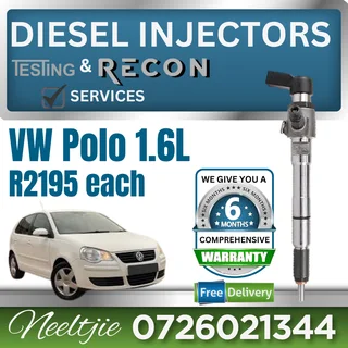 VW Polo 1.6L diesel injectors for sale