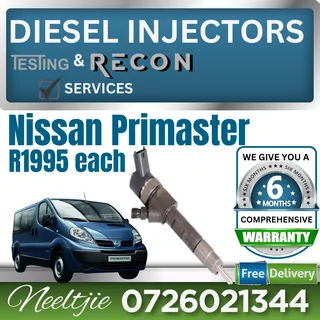 Nissan Primaster diesel injectors for sale