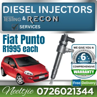 Fiat Punto diesel injectors for sale