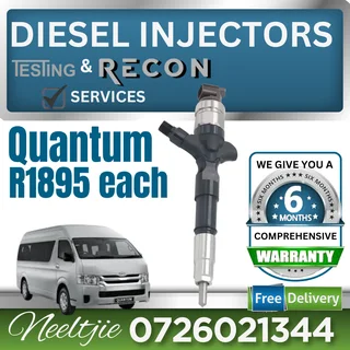 Toyota Quantum diesel injectors for sale