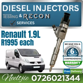 Renault 1.5L diesel injectors for sale