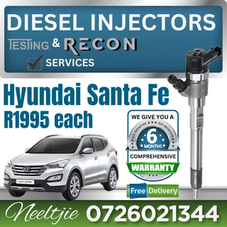 Hyundai Santa Fe diesel injectors for sale
