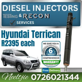 Hyundai Terrican diesel injectors for sale