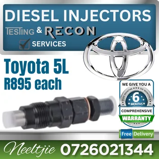 Toyota 5L diesel injectors for sale