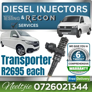 Transporter diesel injectors for sale