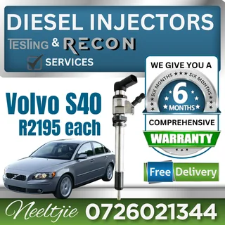 Volvo S40 diesel injectors for sale