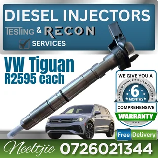 VW Tiguan diesel injectors for sale