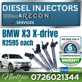 BMW X3 x-drive diesel injectors for sale