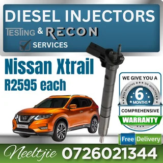 Nissan Xtrail diesel injectors for sale