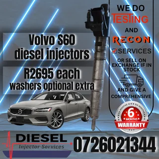 Volvo S60 diesel injectors for sale