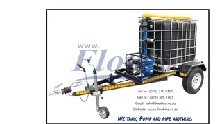 NEW 500Lt to 2500Lt Honey Sucker / Sewerage Trailers from R35890.00 Excluding VAT