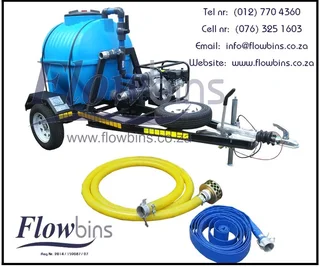 NEW 500Lt to 2500Lt Honey Sucker / Sewerage Trailers from R35890.00 Excluding VAT