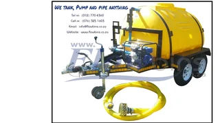 NEW 500Lt to 2500Lt Honey Sucker / Sewerage Trailers from R35890.00 Excluding VAT