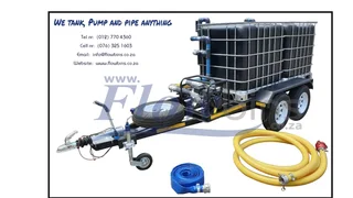 NEW 500Lt to 2500Lt Honey Sucker / Sewerage Trailers from R35890.00 Excluding VAT