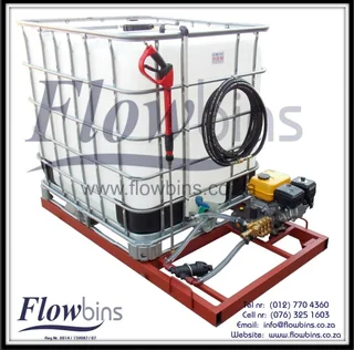 NEW 1000- 2500Lt 186 Bar Mobile Pressure Washer Unit from R17790.00 Excluding VAT