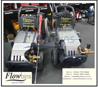 NEW 1000- 2500Lt 186 Bar Mobile Pressure Washer Unit from R17790.00 Excluding VAT