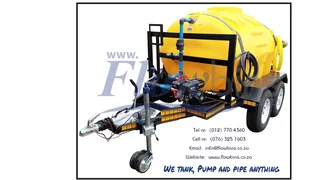 NEW 500 to 2500Lt Water Bowser / Firefighter Trailers from R27890.00 Excluding VAT