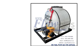 NEW 1000- 2500Lt 186 Bar Mobile Pressure Washer Unit from R17790.00 Excluding VAT