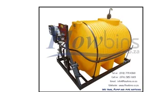 NEW 500Lt – 6000Lt Diesel /Paraffin Bowsers 12V-220V - Bakkie Skids from R11990.00 Excluding VAT