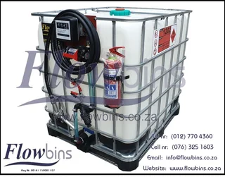 NEW 500Lt – 6000Lt Diesel /Paraffin Bowsers 12V-220V - Bakkie Skids from R11990.00 Excluding VAT