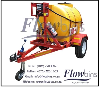 NEW 500lt to 2500Lt Horizontal Diesel Bowser Trailers from R27290.00 Excluding VAT